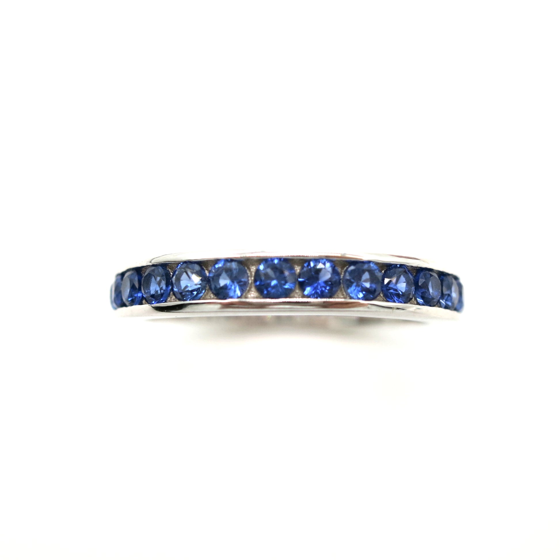 Erica Ring: Three Quarter Tanzanite Eternity Ring - Lush and Company