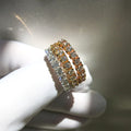 Leah: Half Eternity Diamond Ring - Lush and Company