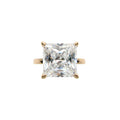 Adara: 4 Carat Princess Diamond Solitaire Ring - Lush and Company