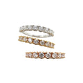 Leah: Half Eternity Diamond Ring - Lush and Company