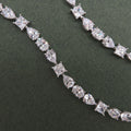 Penelope: Mixed Shape Diamond Tennis Bracelet - Lush and Company