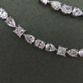 Penelope: Mixed Shape Diamond Tennis Bracelet - Lush and Company