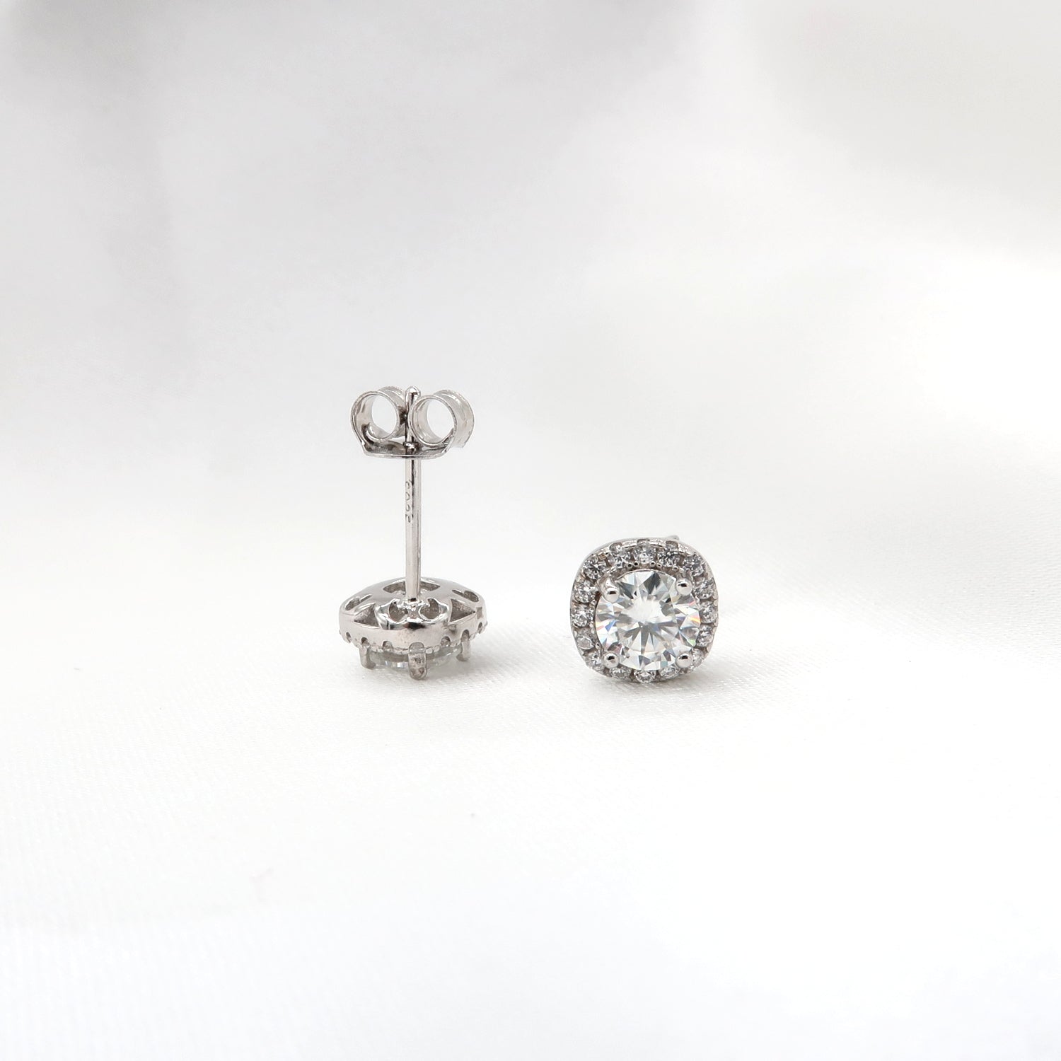 Zoe Cushion Halo Ear Studs - Lush and Company