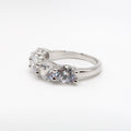 Sofia: 2.5 Carat Round Diamond Half Eternity Ring - Lush and Company