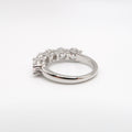 Sofia: 2.5 Carat Round Diamond Half Eternity Ring - Lush and Company