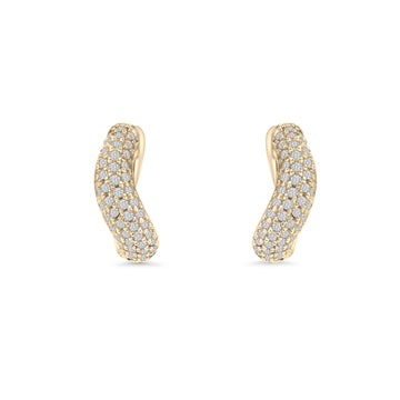 Serpentina Earrings – Pavé